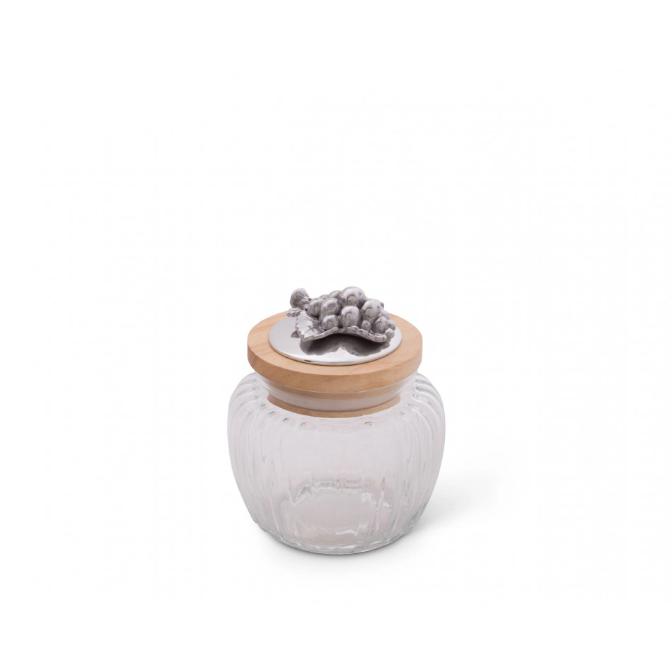 Grape Glass Canister Small