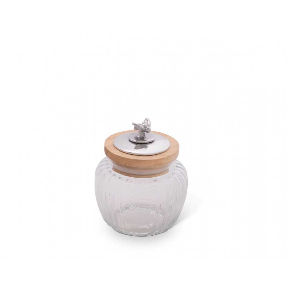 Bee Glass Canister Small