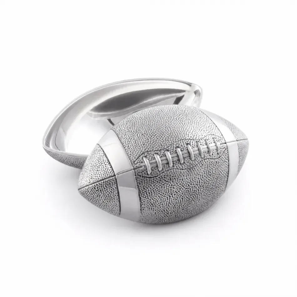Football Lidded Bowl / Box / Catchall