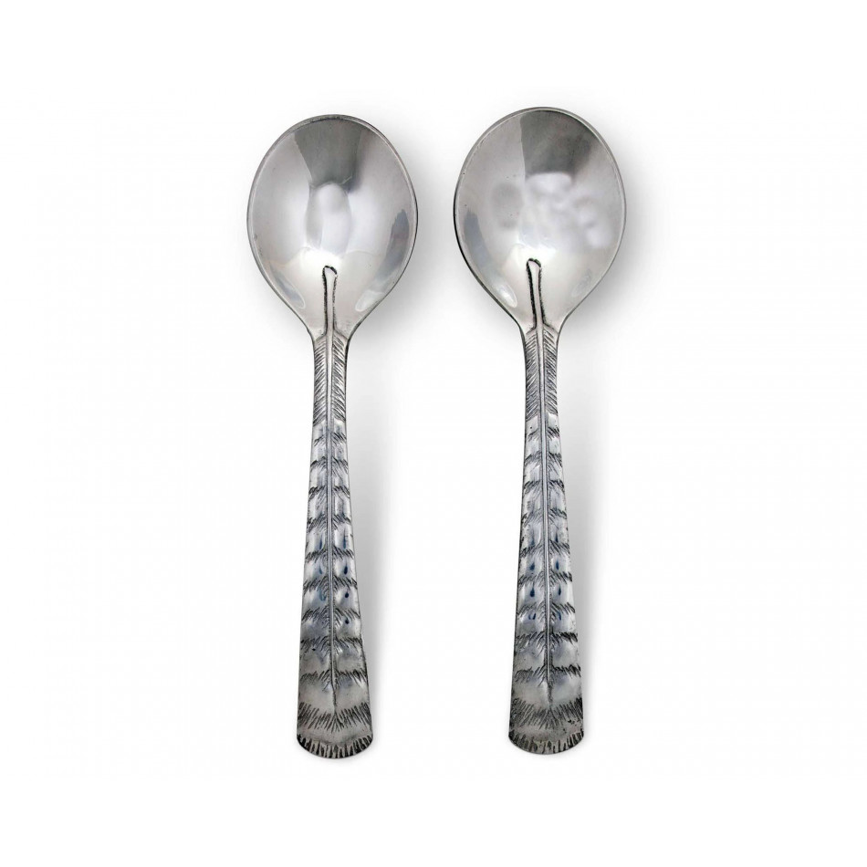 Feather Salad Servers