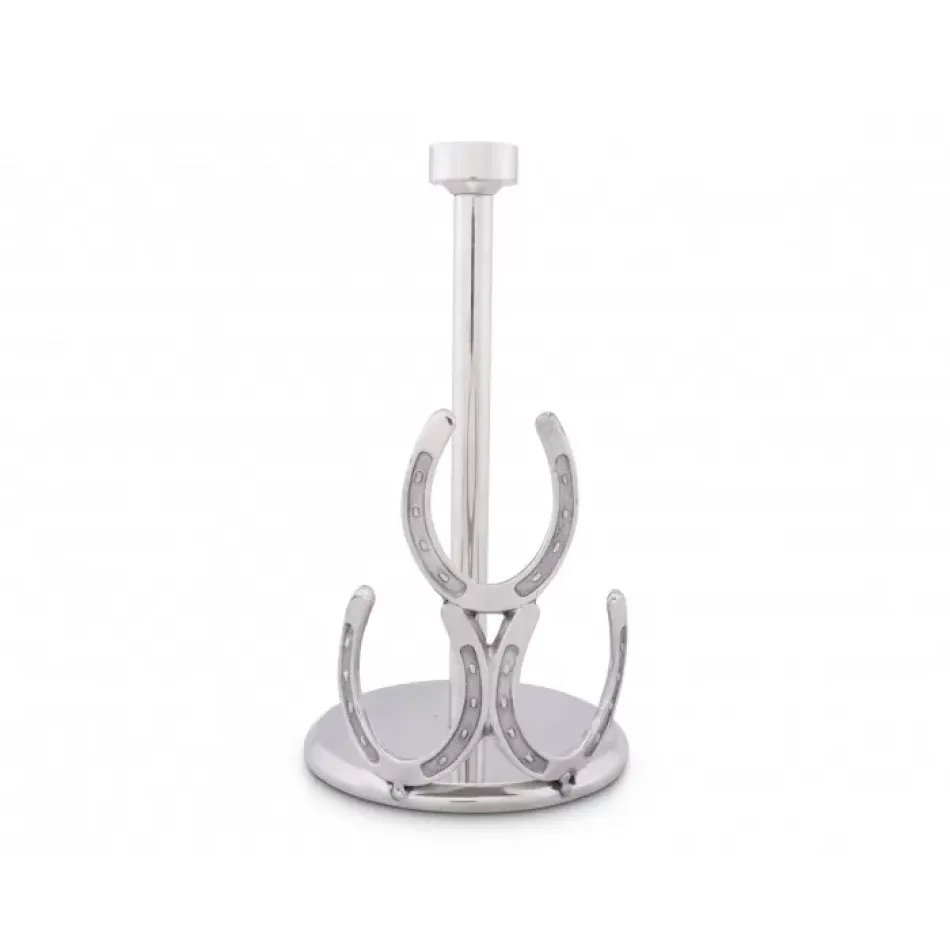 Equestrian Paper Towel Holder Horseshoe
