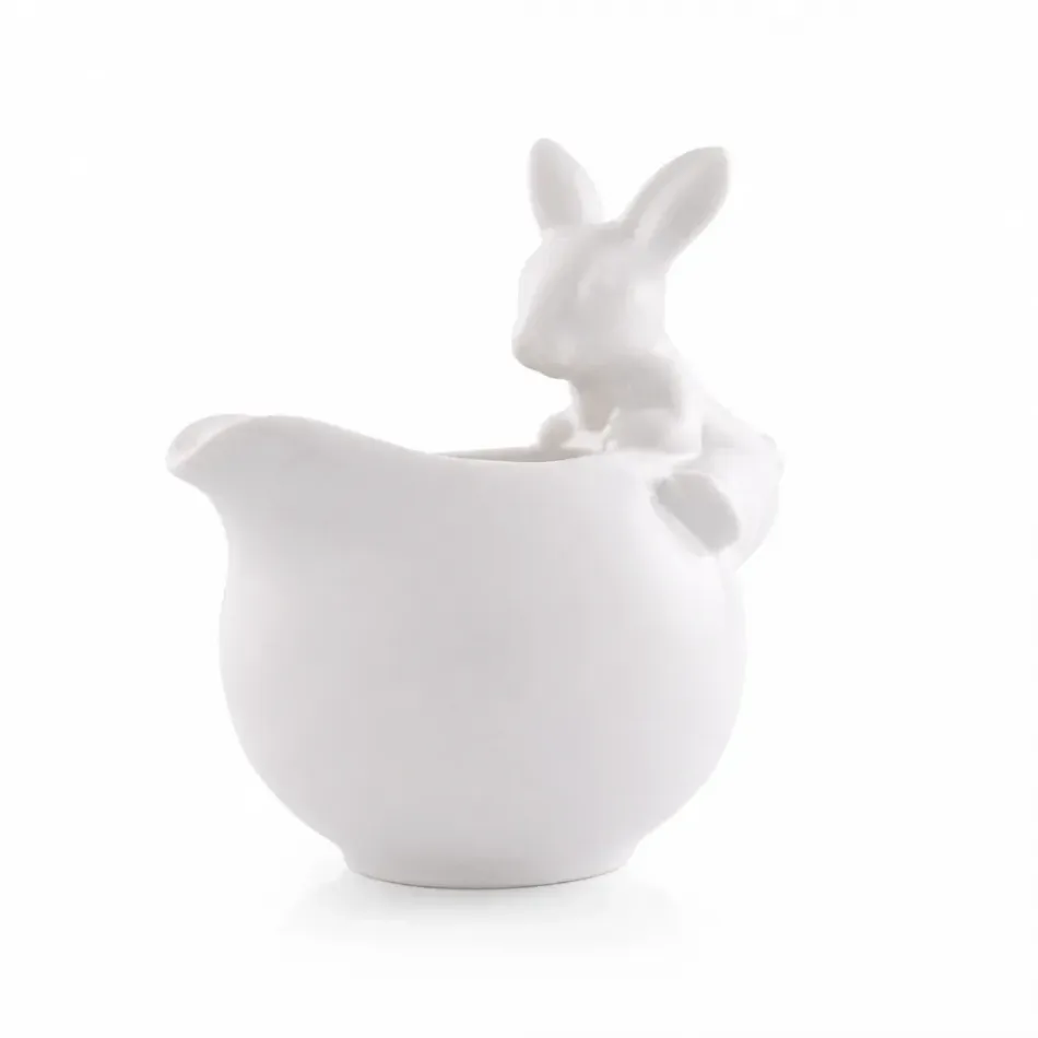 Stoneware Climbing Bunny Creamer