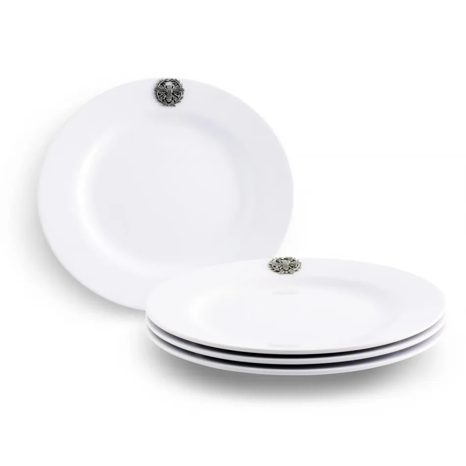 Bee Melamine Lunch Plates Set of Four