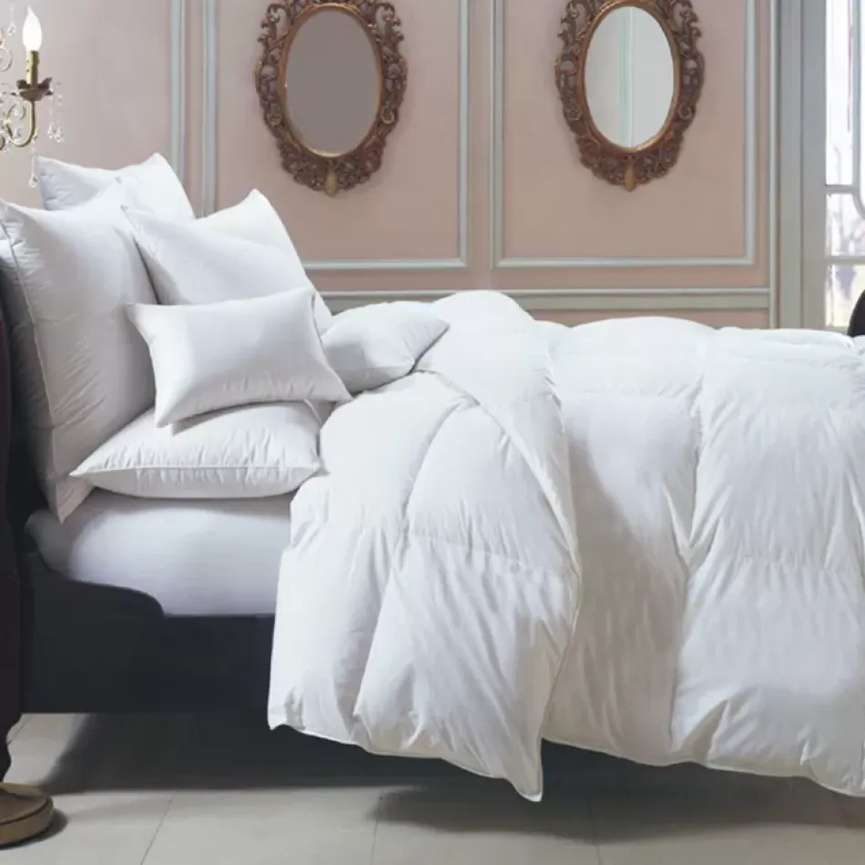 Bernina 650+ Fill Hungarian White Goose Down King Winter Comforter 104 x 86 55 oz