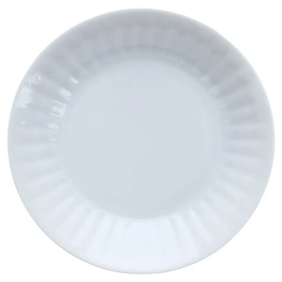 Plisse White Soup/Cereal Bowl Shallow
