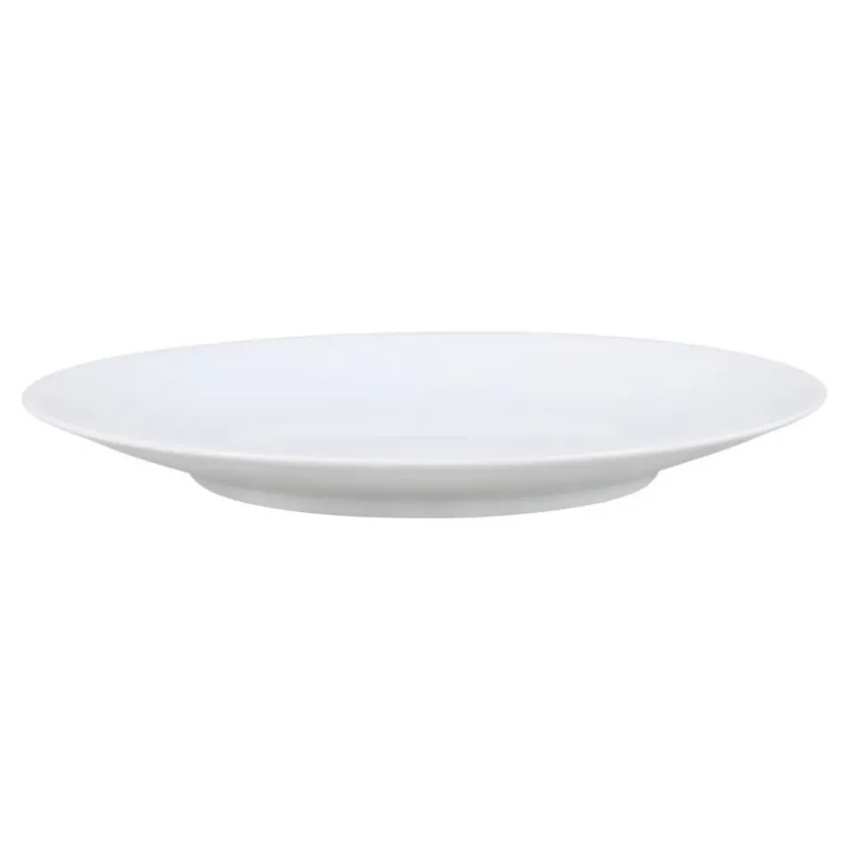 Coupe White Dessert Plate