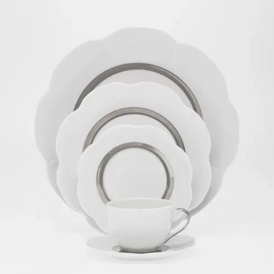 Fleur'T Shiny Platinum Dessert Plate