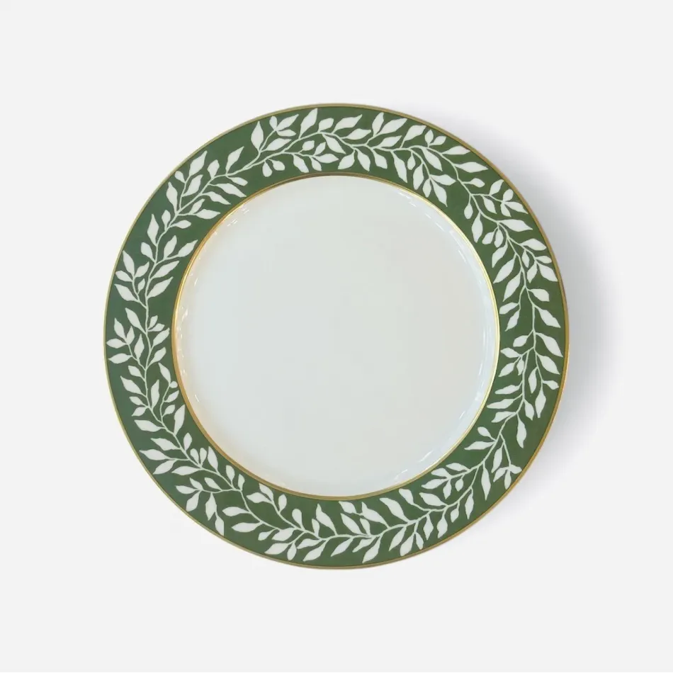 La Bocca Leaf Green Dinner Plate