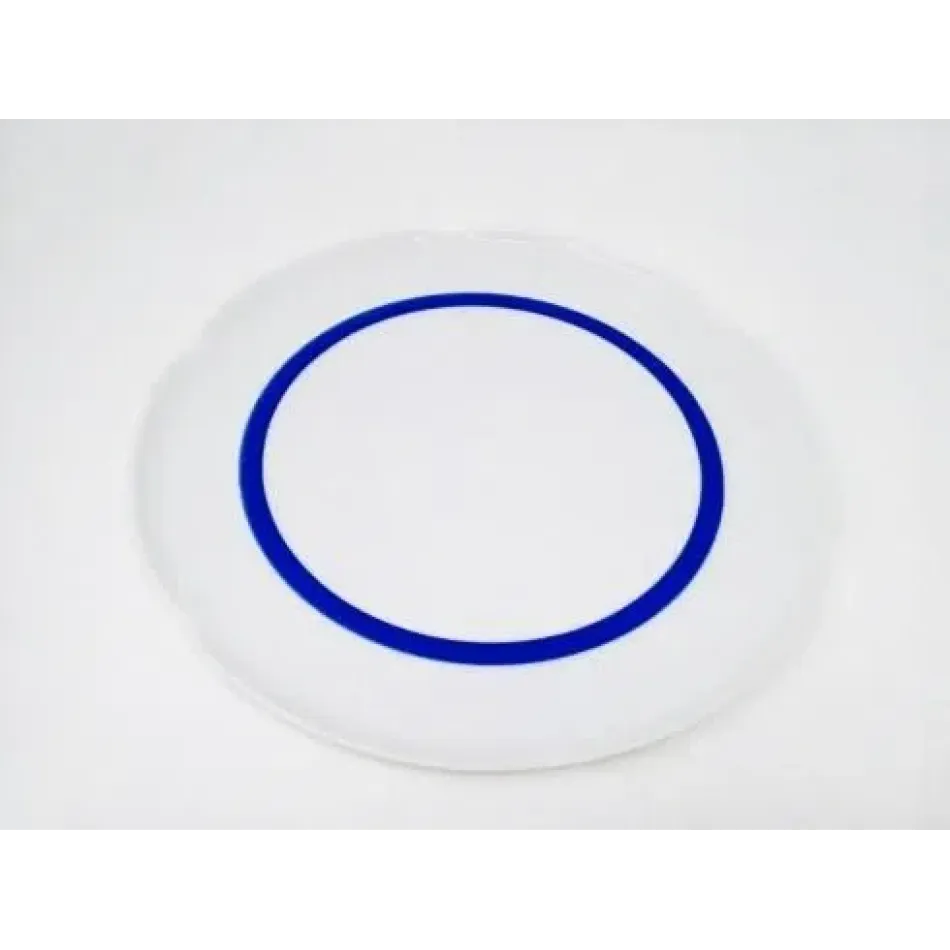 Fleur'T Bleu Round Flat Platter