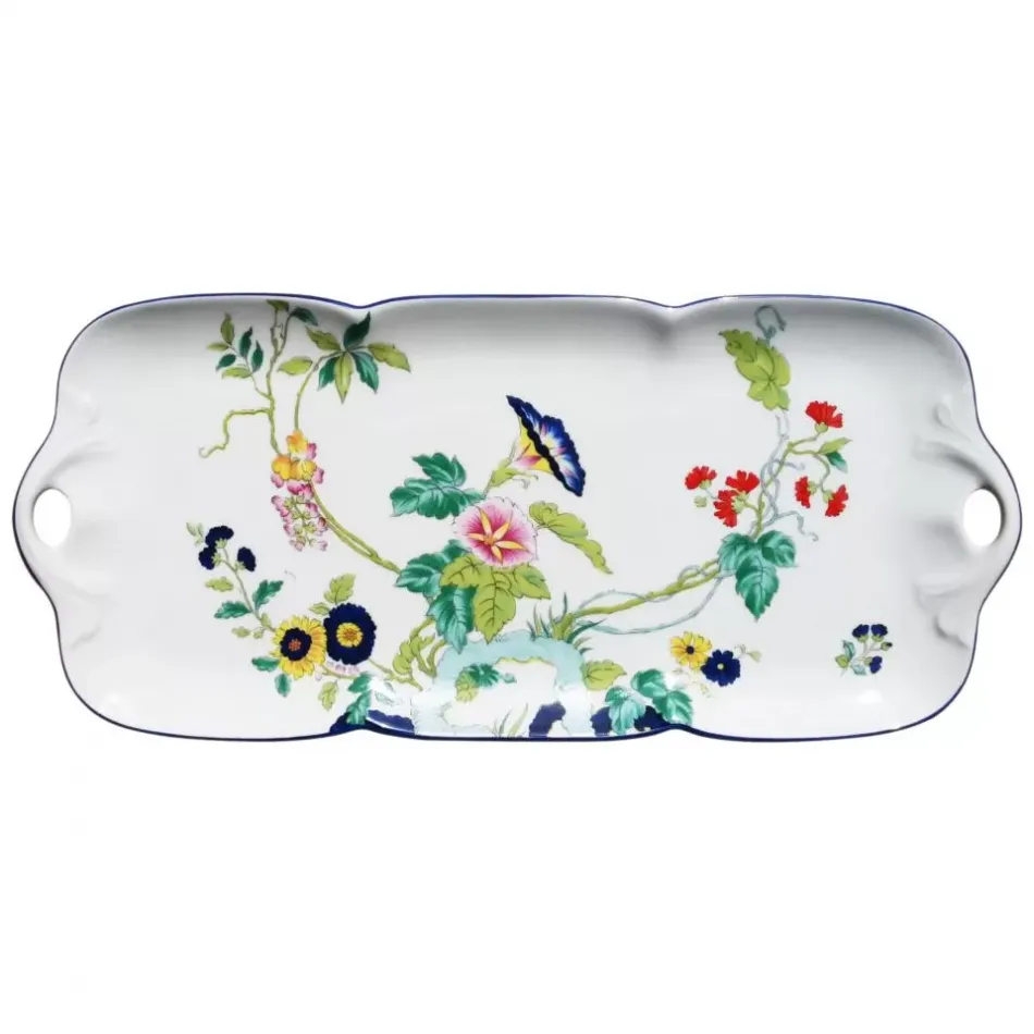 Paradis Bleu Rectangular Cake Platter