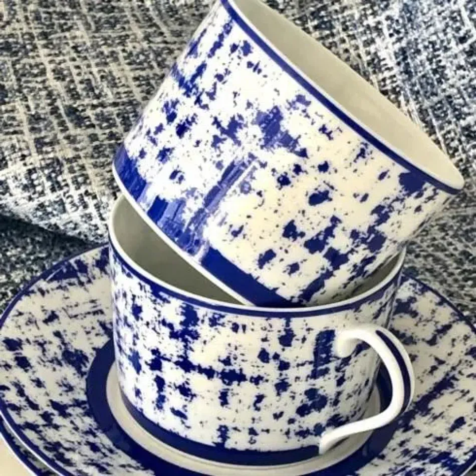 Tweed Bleu Tea Cup