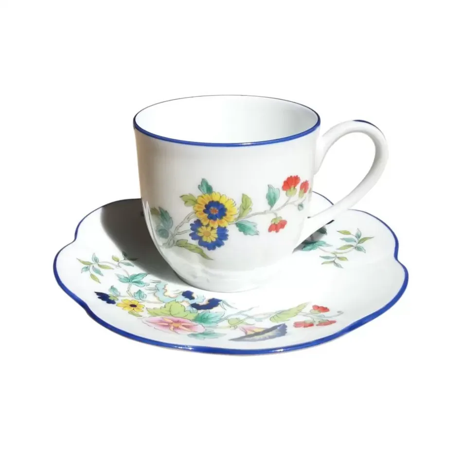 Paradis Bleu Coffee Saucer