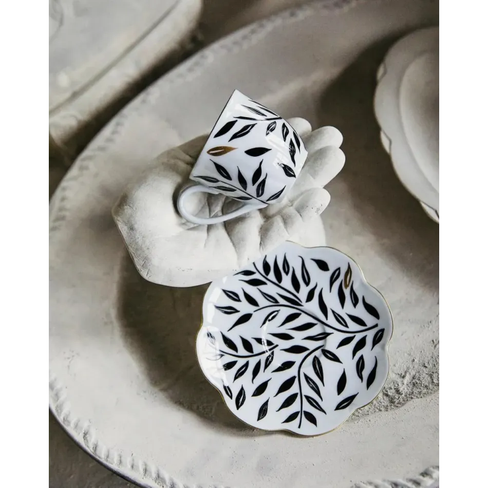 Olivier Black Coffee Saucer
