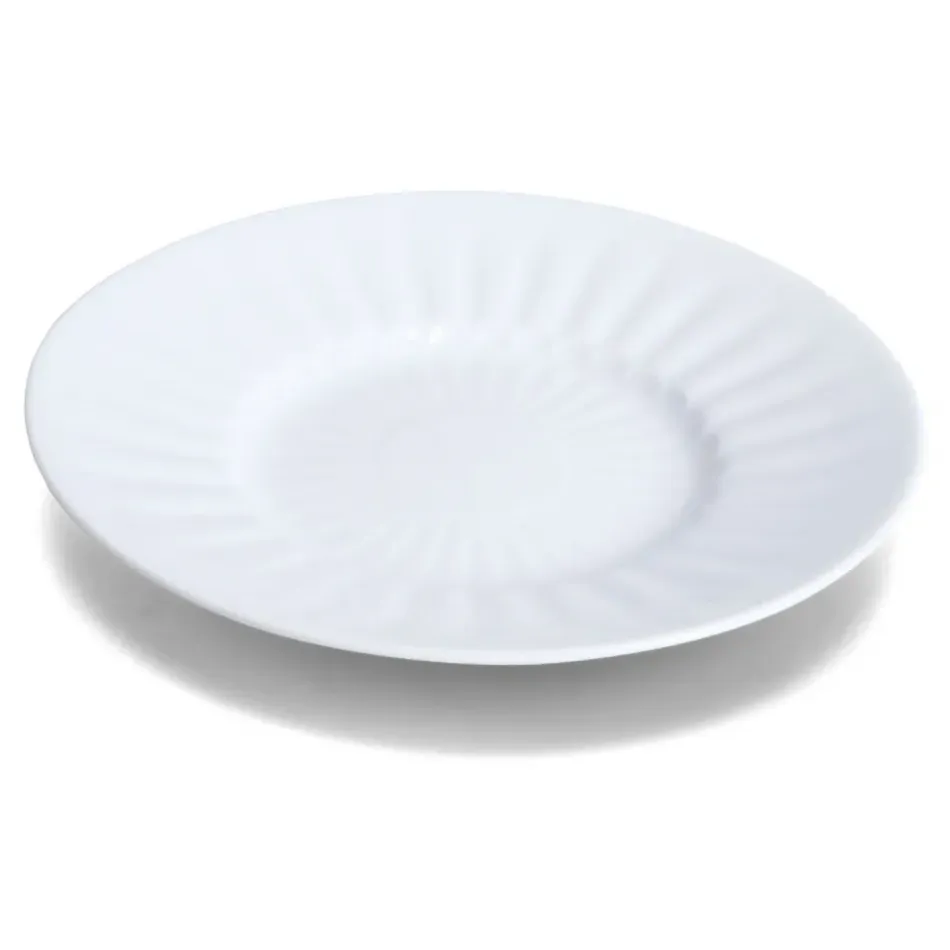 Plisse White Tea Saucer