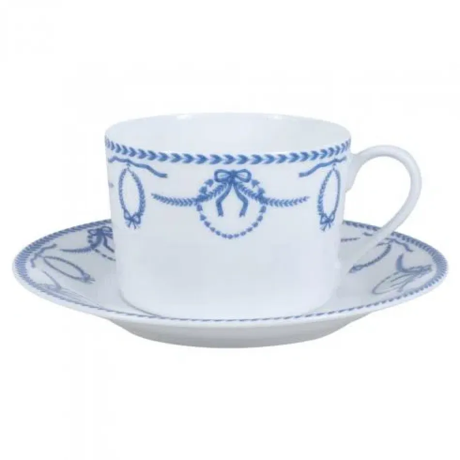 Pauline Bleu Tea Saucer