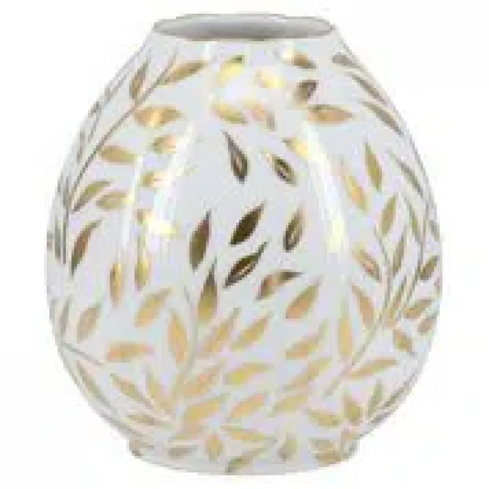 Olivier Gold Tall Nymphea Vase - Small 3.5"