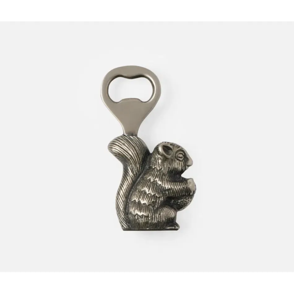 Dora Antique Pewter, Squirrel Bottle Opener, Mini, Pack of 3