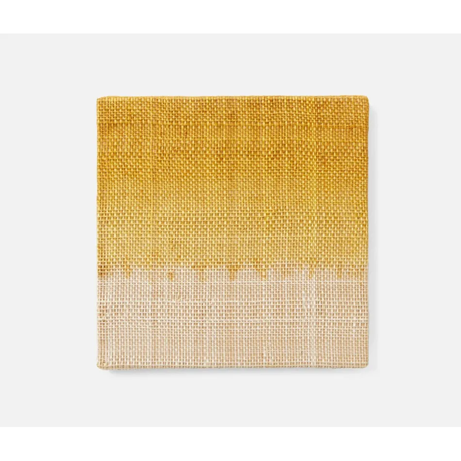 Hudson Mustard, Set of 4 Coasters, Abaca