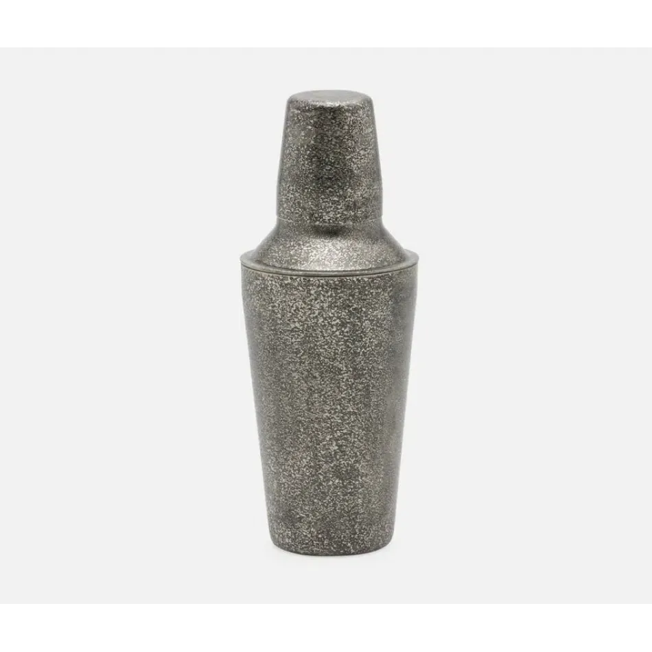 Zaxton Pewter, Cocktail Shaker, Acid Etching