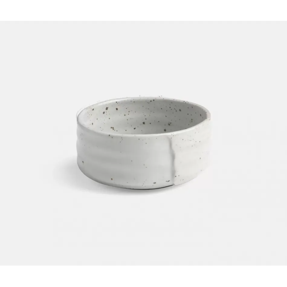 Lucas White Salt Glaze Cereal/Ice Cream Bowl, Pack of 4