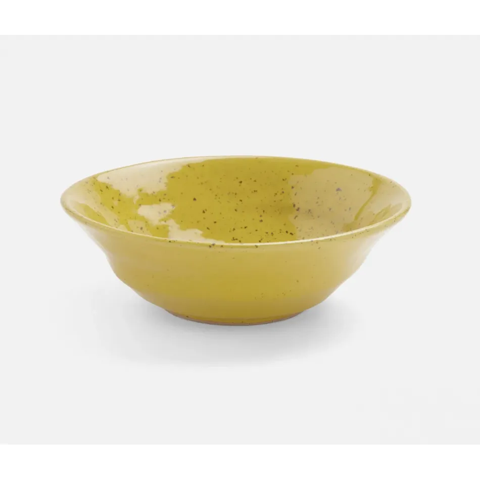 Marcus Chartreuse Salt Glaze, Pasta/Soup Bowl, Stoneware, Pack of 4