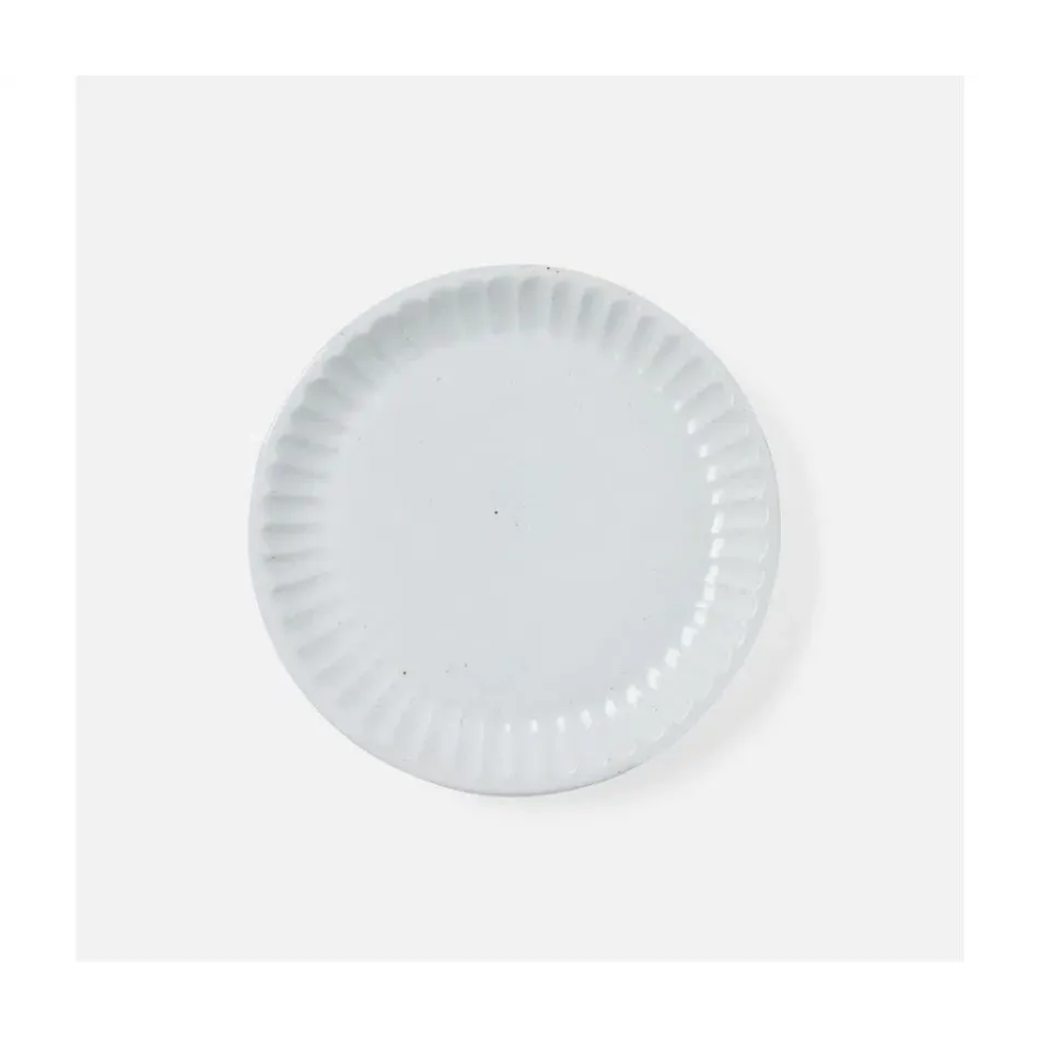 Nathalie Matte White, Scallop Design, Bread Plate, Pack of 4