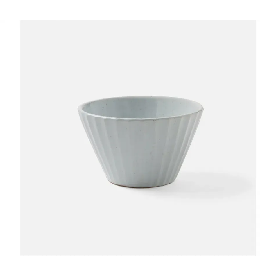 Nathalie Matte White, Scallop Design, Cereal/Ice Cream Bowl, Pack of 4