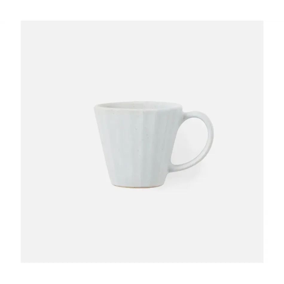 Nathalie Matte White, Scallop Design, Mug, Pack of 4