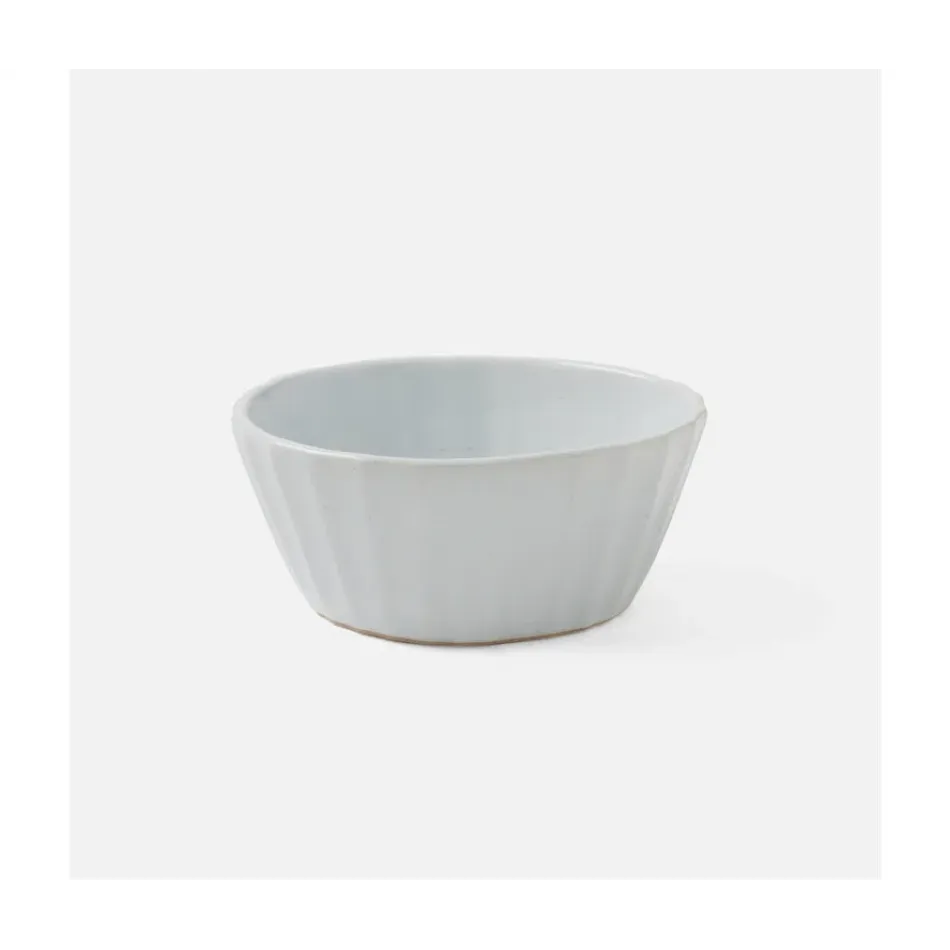 Nathalie Matte White, Scallop Design, Pasta/Soup Bowls, Pack of 4