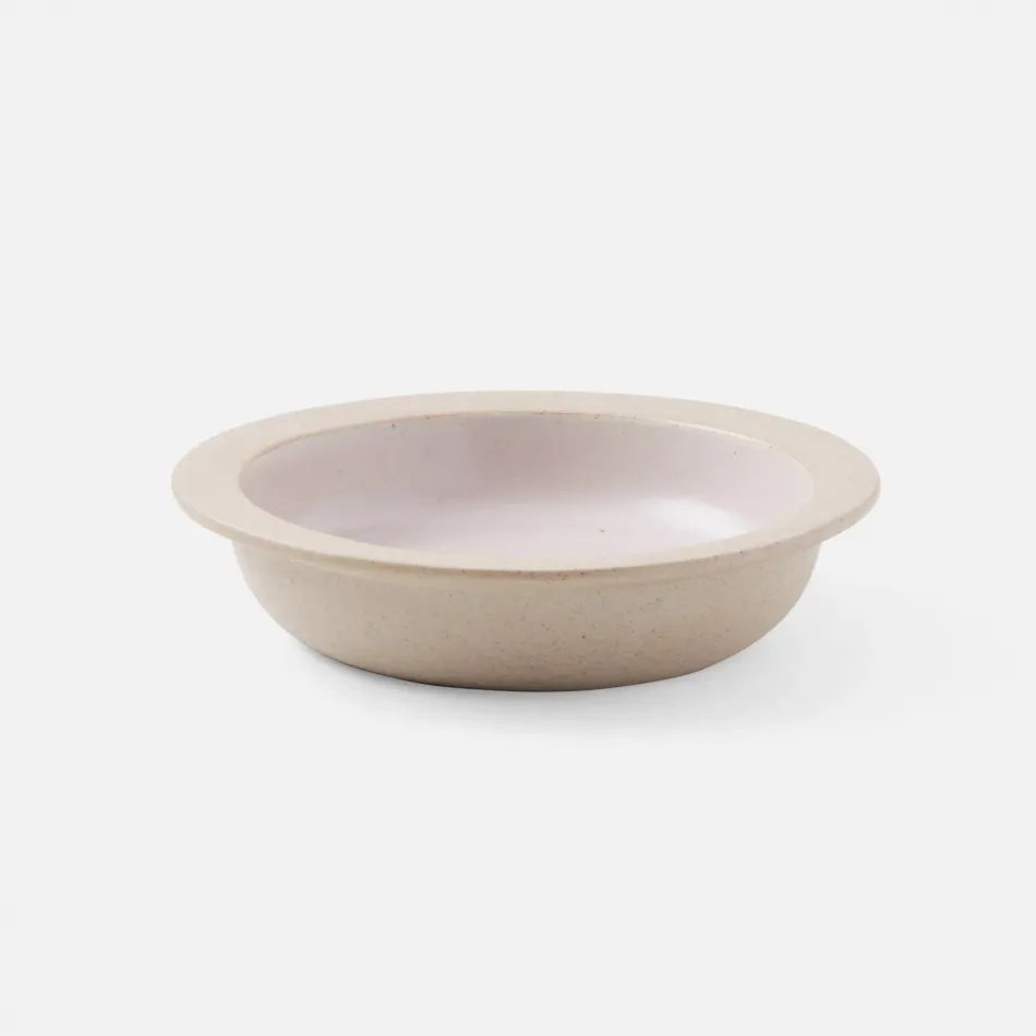 Rivkapink Salt Glaze Pasta/Soup Bowl Stoneware, Pack of 4