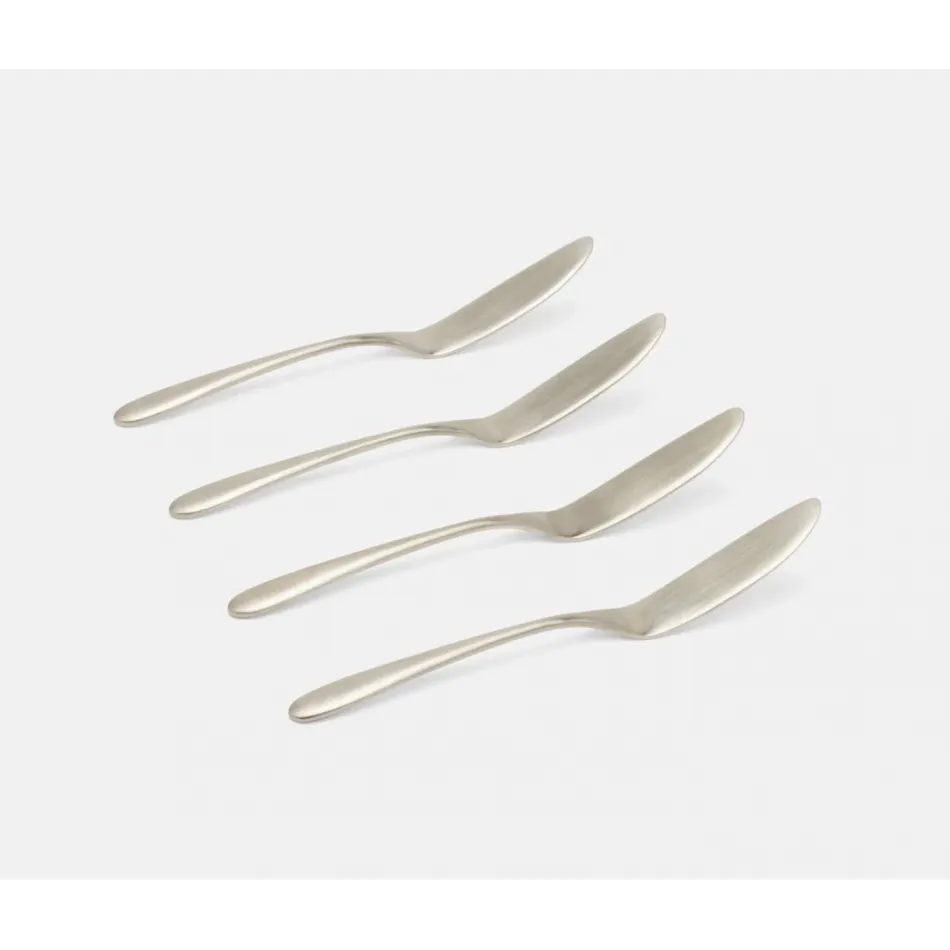 Alba Silver Cheese Spreaders Set/4