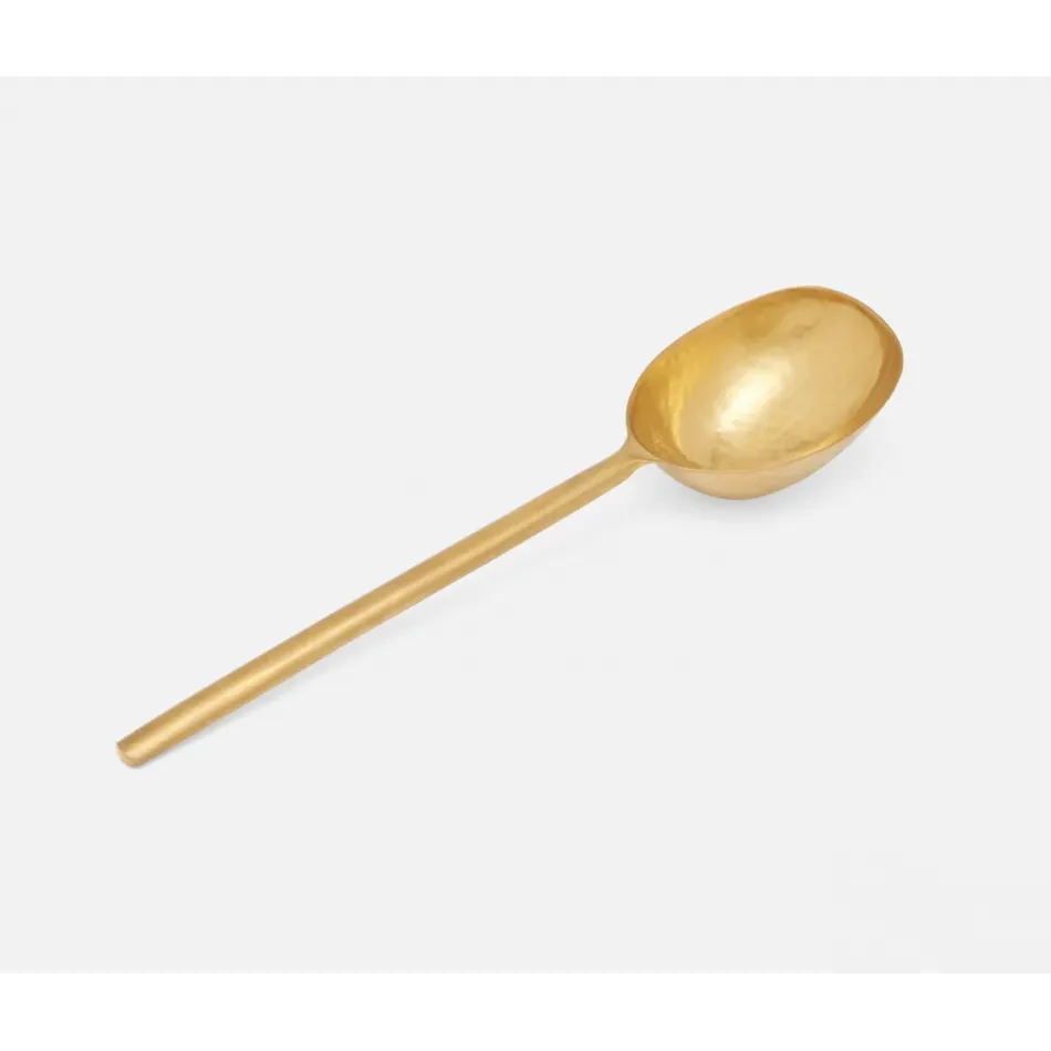 Jupiter Matte Gold, Serving Spoon, Metal, Large, Pack of 2