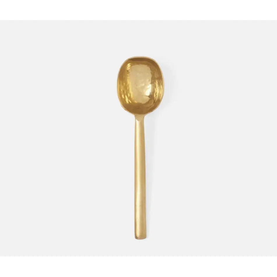 Jupiter Matte Gold, Serving Spoon, Metal, Small, Pack of 2