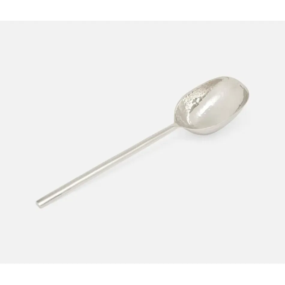 Jupiter Polished Silver Serving Spoon Metal