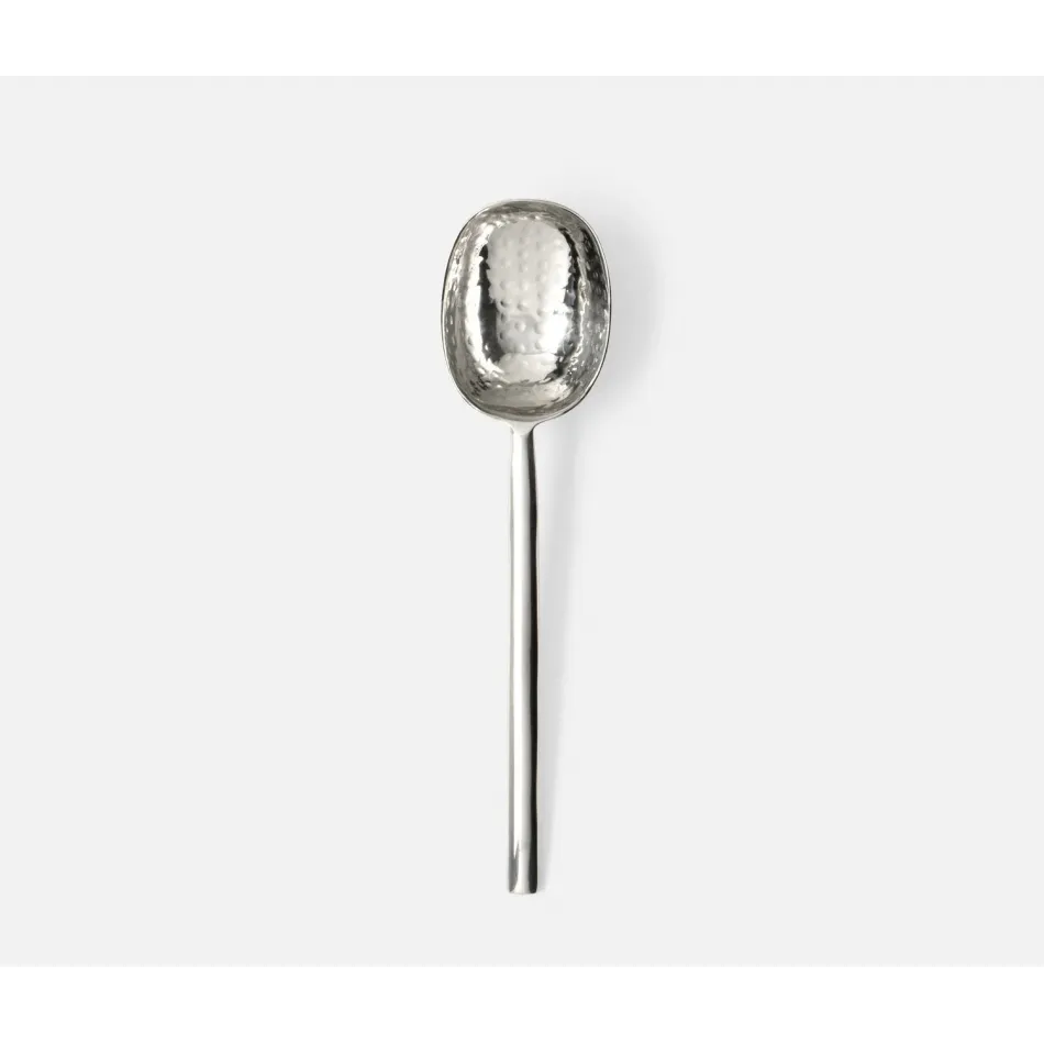 Jupiter Polished Silver, Serving Spoon, Metal, Medium, Pack of 2