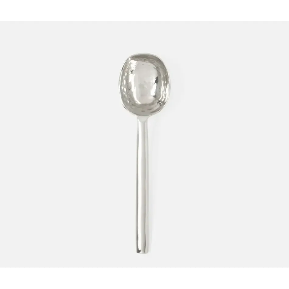 Jupiter Polished Silver, Serving Spoon, Metal, Small, Pack of 2