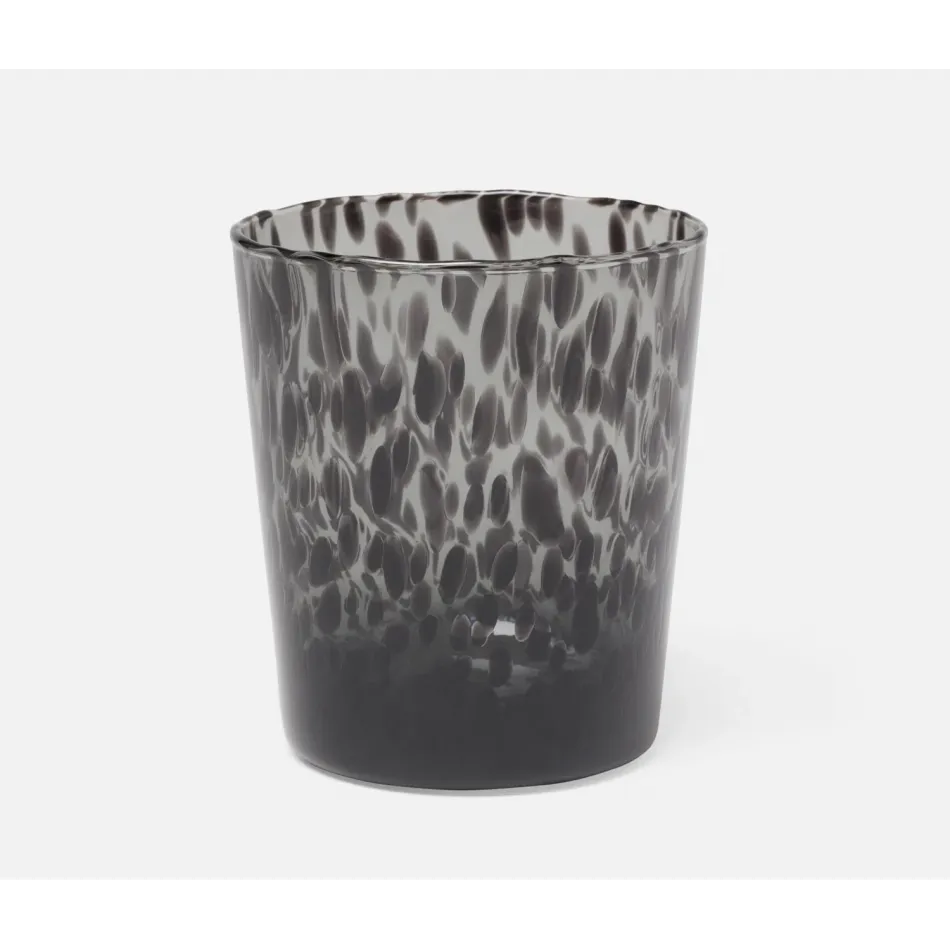 Andrew Leopard, Tumbler Glass, Hand Blown, Pack of 6