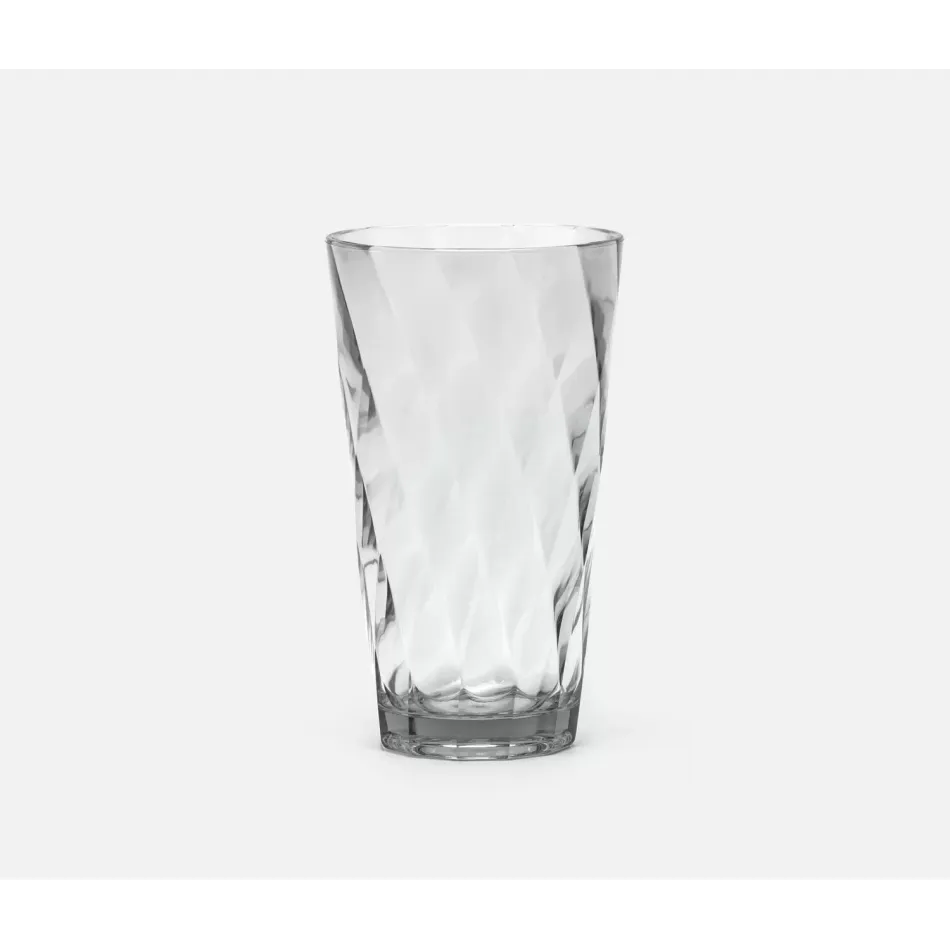 Beverly Light Gray Highball Acrylic, Pack of 6