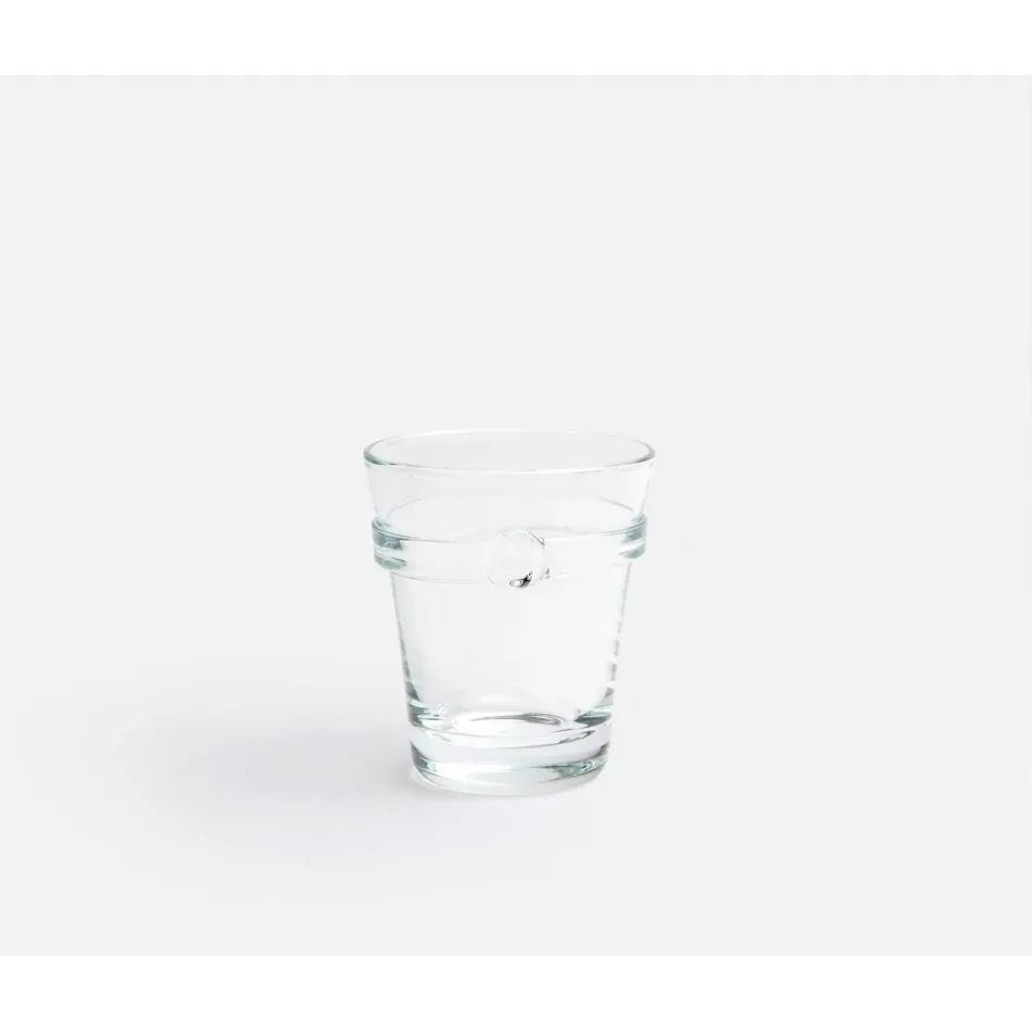 Charlotte Clear Tumbler Glass, Hand Blown, Pack of 6