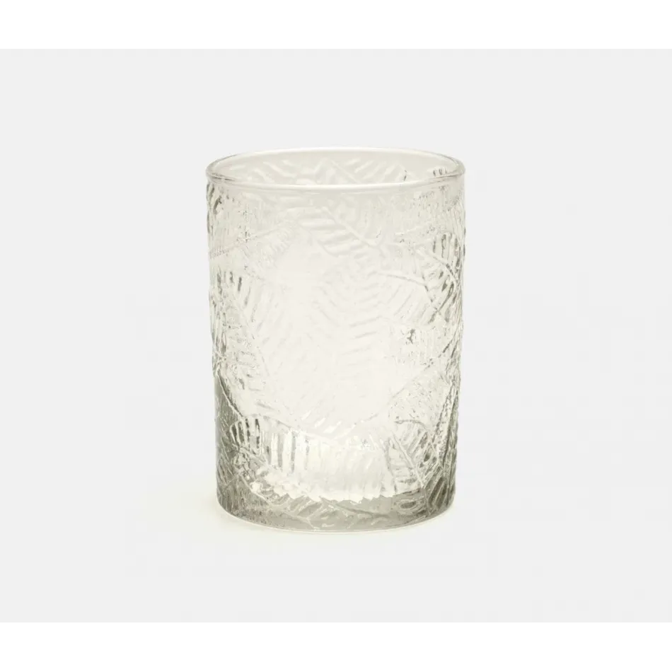 Peyton Clear Tumbler Glass Hand Blown, Pack of 6