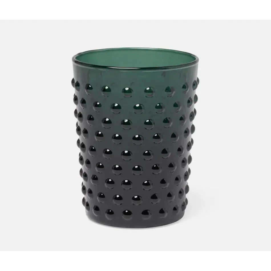 Sofia Smokey Green, Juice Glass, Hand Blown, Pack of 6