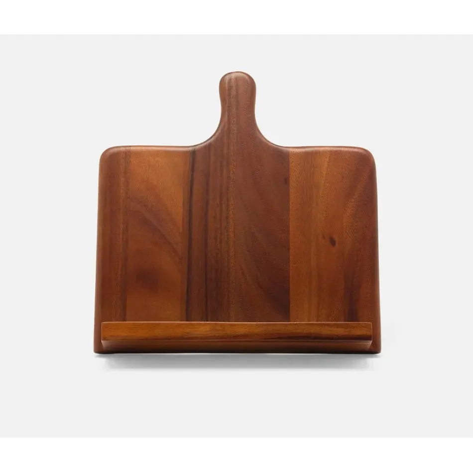 Bronwyn Natural Acacia, Recipe Stand w/ Handle, Wood