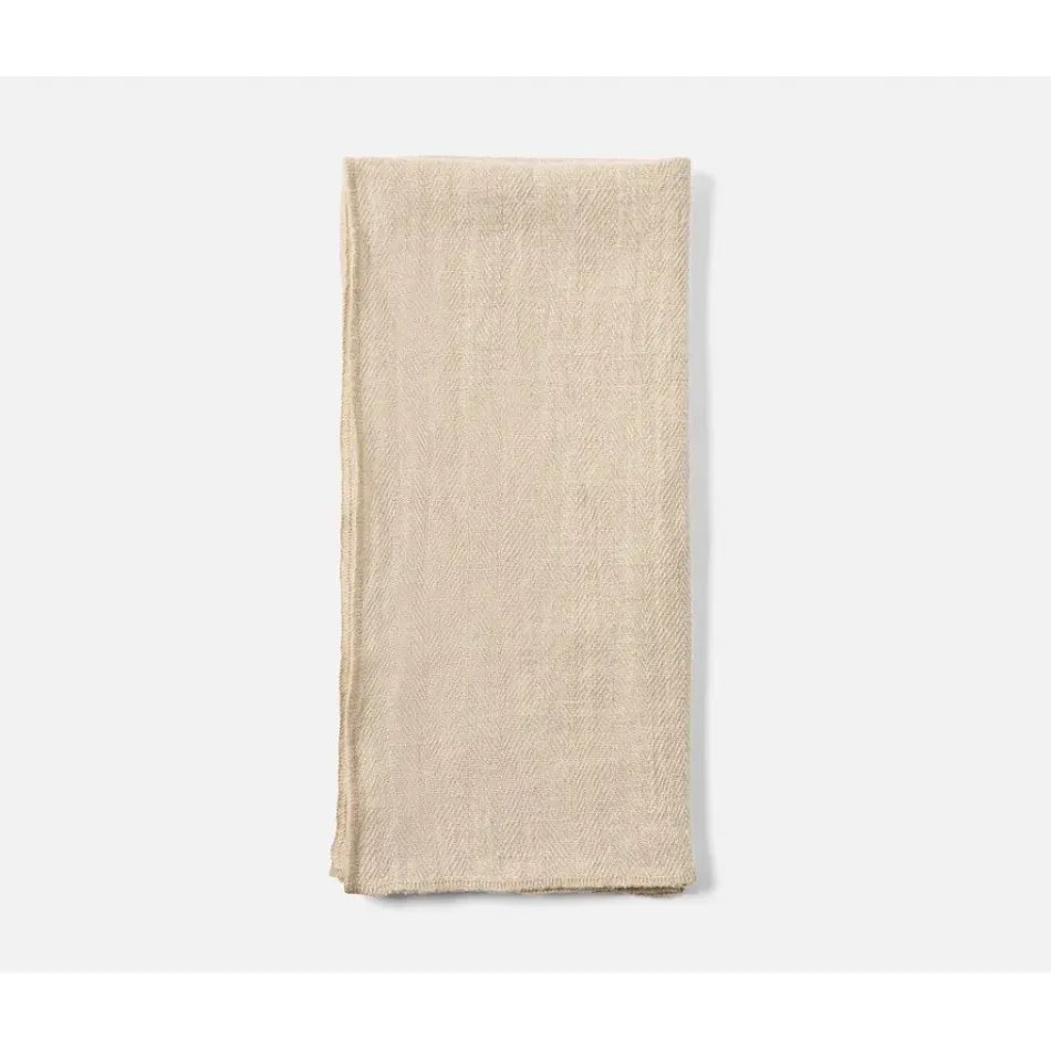 Derren Oatmeal Napkin Linen 20"X20" Pack of 4