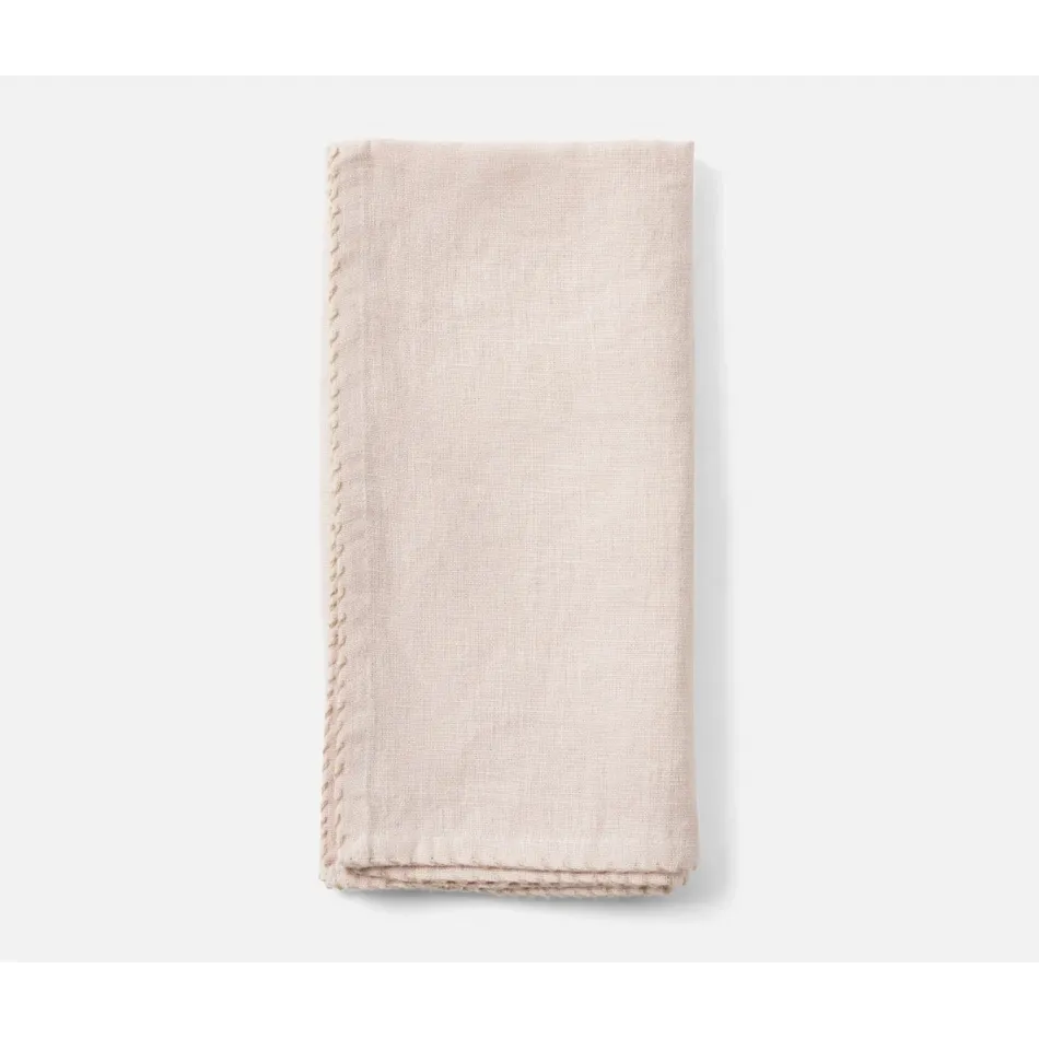 Evelyn Soft Pink, Napkin, Linen, 20x20, Pack of 4