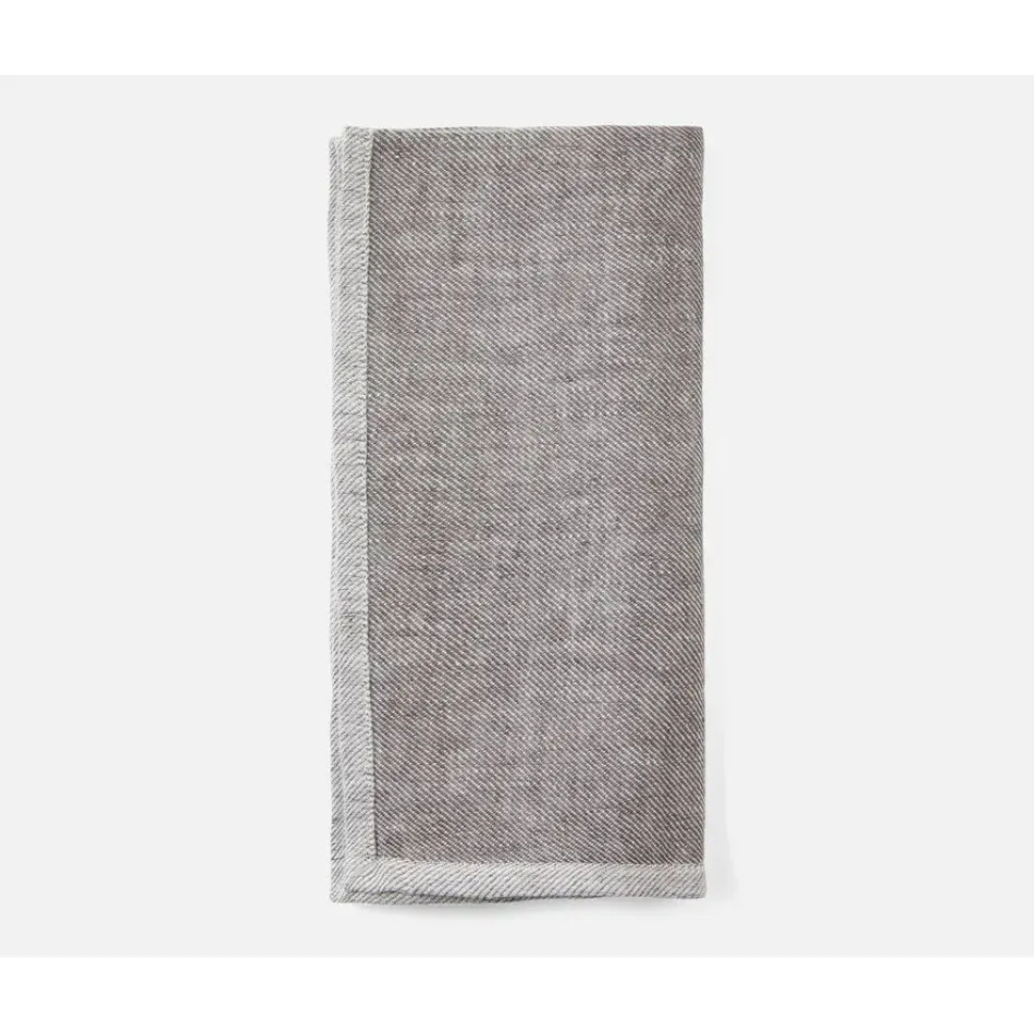 Gianna Gray/White Kitchen Towel Linen 20"X28", Pack of 2