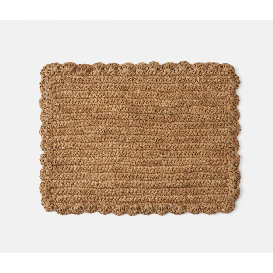 Amelia Natural, Rectangular Placemat, Sisal, Pack of 4