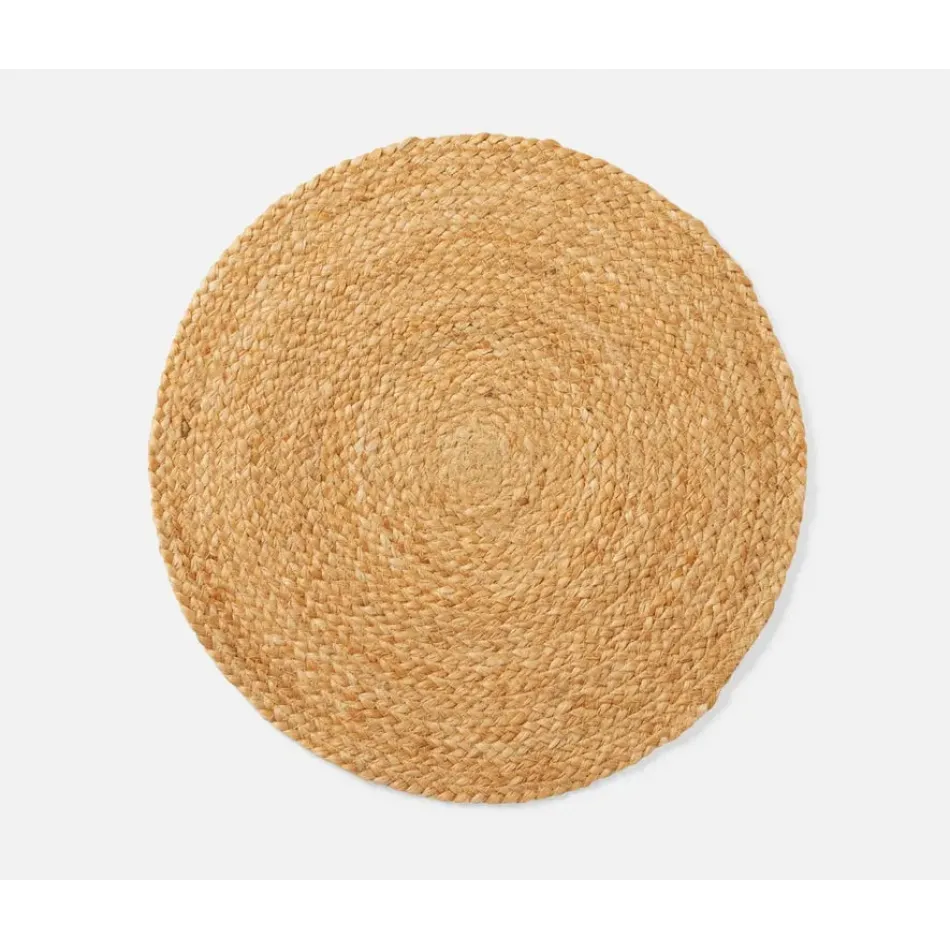 Grant Natural Round Placemat Jute Pack Of 4