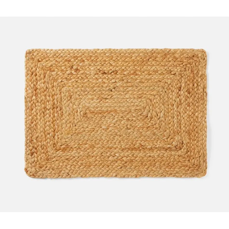 Grant Natural, Rectangular Placemat, Jute, Pack of 4