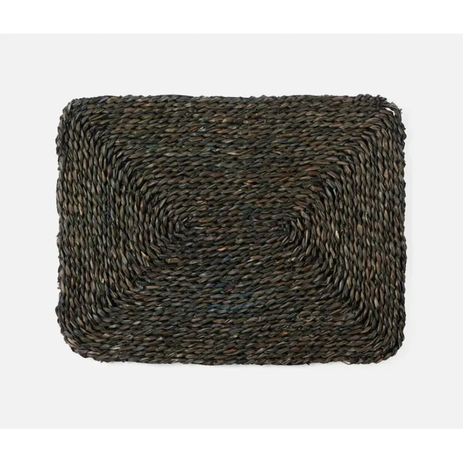 Lucian Charcoal Seagrass, Rectangular Placemat, Pack of 4