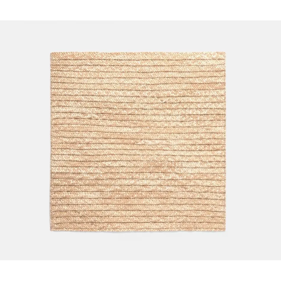 Mila Natural, Square Placemat, Straw, Pack of 4